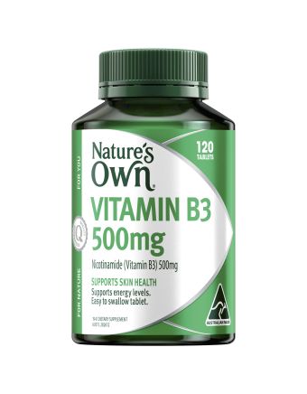 Nature’s Own Vitamin B3 500mg 120 Tablets