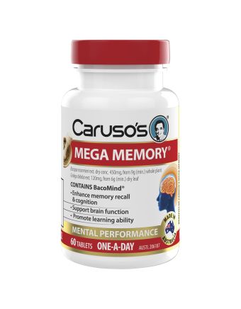 Caruso's Natural Health Mega Memory 60 Tablets
