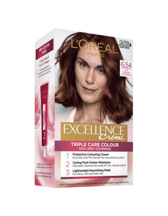 L'Oreal Excell 6.54 Light Mahogany Copper Brown