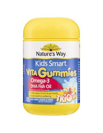 Nature's Way Kids Smart Vita Gummies Omega-3 DHA 120 Pastilles