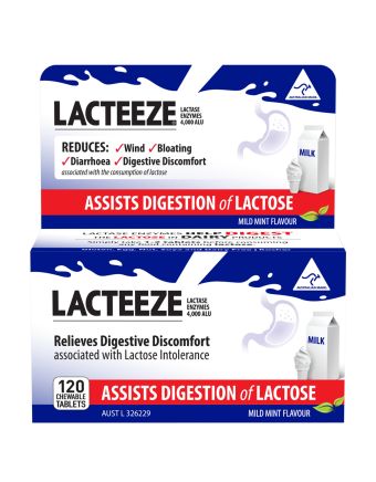 Lacteeze 120 Chewable Tablets
