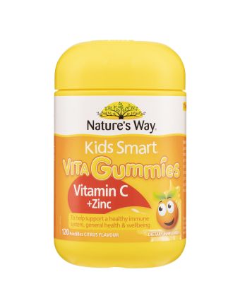 Nature's Way Kids Smart Vita Gummies Vitamin C + Zinc 120 Pastilles