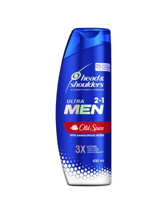 Head & Shoulders Ultra Men 2 In 1 Old Spice Anti Dandruff Shampoo + Conditioner 400 mL