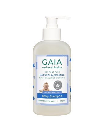 Gaia Natural Baby Shampoo 375mL