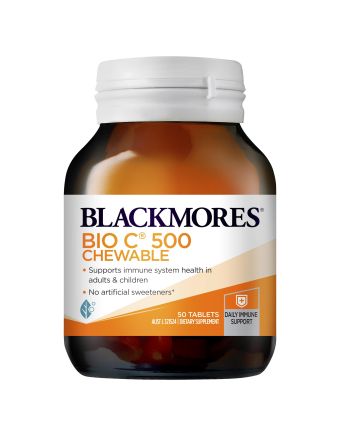 Blackmores Bio C 500mg Chewable 50 Tablets