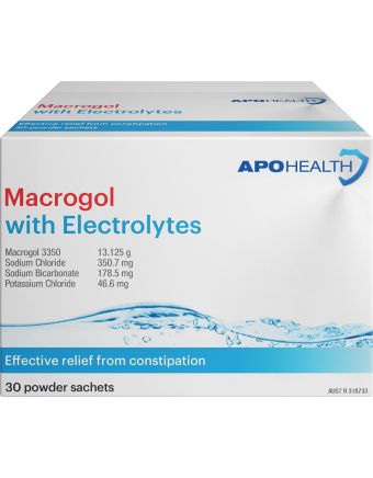 ApoHealth Macrogol with Electrolytes 30 Sachets