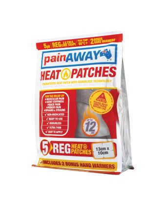 Pain Away Heat Patches Regular 5 Pack