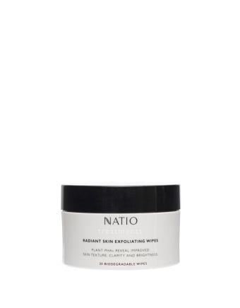Natio Radiant Skin Exfoliating Wipes 30 Wipes