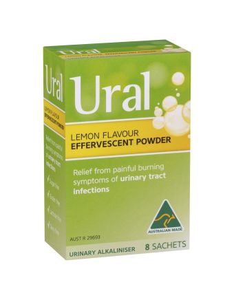 Ural Effervescent Powder 8 Sachets 