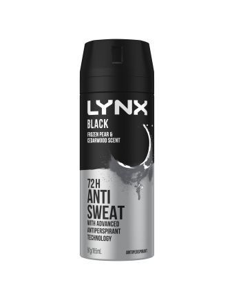 Lynx Antiperspirant Deodorant Black 165ml
