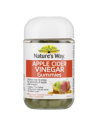 Nature's Way Apple Cider Vinegar Diet 65 Gummies