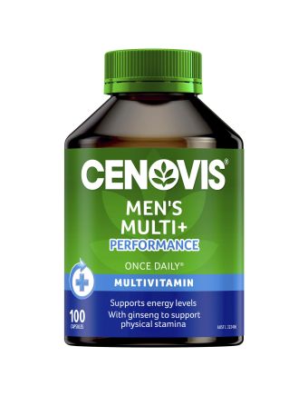 Cenovis Once Daily Men's Multi + Performance Value Pack 100 Capsules