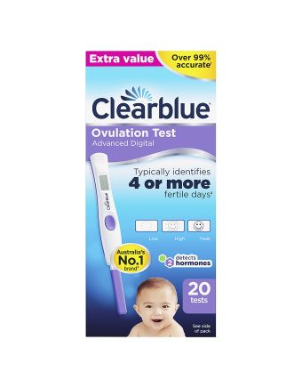 Clearblue Advanced Digital Ovulation Kit Test 20 Pack