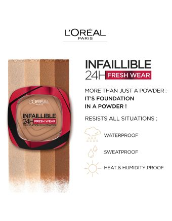 L'Oreal Infallible 24 Hour Foundation in a Powder 220 Sand