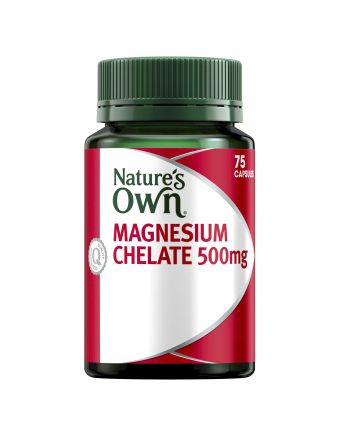 Nature's Own Magnesium Chelate 500Mg 75 Capsules