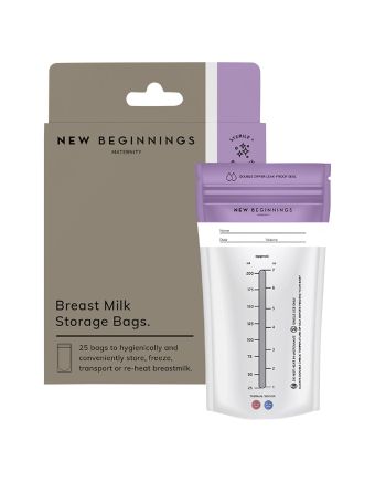 New Beginnings Breast Milk Storage Bags 25 Pack