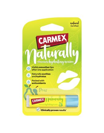 Carmex Lip Balm Naturally Hydrating Pear