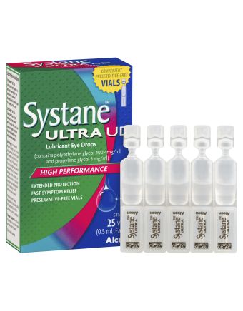 Systane Ultra UD Lubricant Eye Drops 25 x 0.5mL Vials