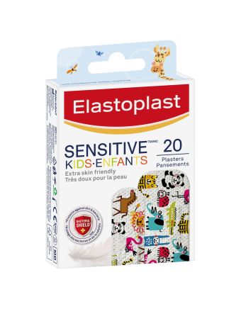 Elastoplast Sensitive Kids Animals Plasters 20 Pack