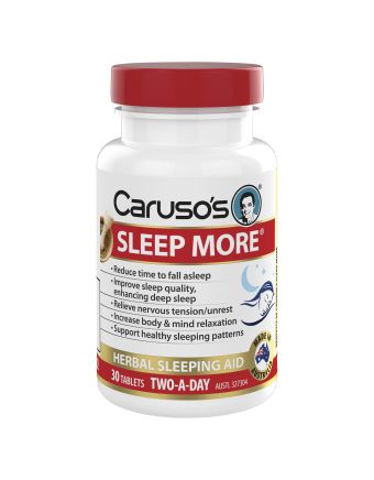 Caruso's Natural Health Sleep More 30 Tablets
