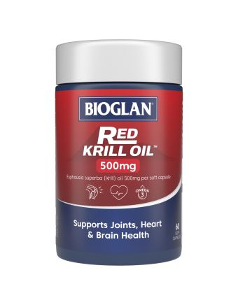 Bioglan Red Krill Oil 500mg 60 Capsules