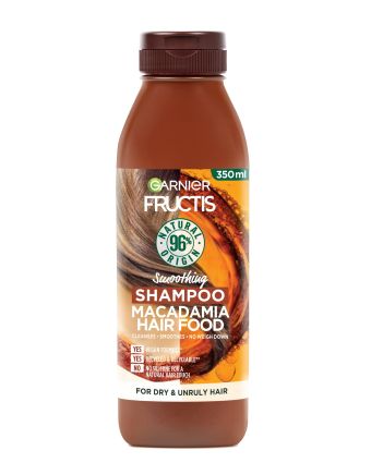 Garnier Fructis Hair Food Smoothing Macadamia Shampoo 350ml