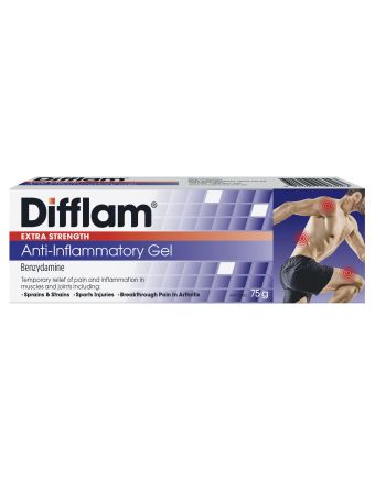 Difflam Extra Strength Anti-Inflammatory Gel 5% 75g