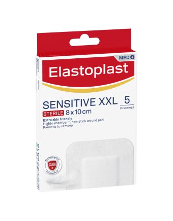 Elastoplast Sensitive Dressing XXL 8x10cm 5 Pack