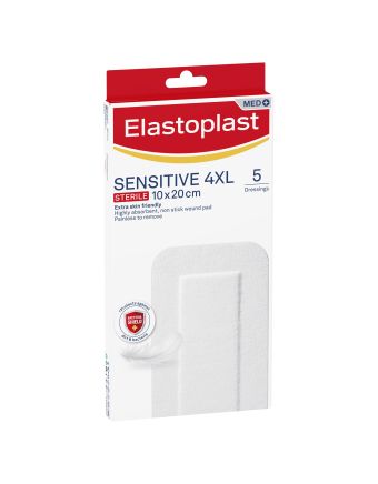 Elastoplast Sensitive Dressing 4XL 10x20cm 5 Pack