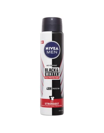 Nivea Deodorant Aerosol Men Black & White Max Protection 250ml