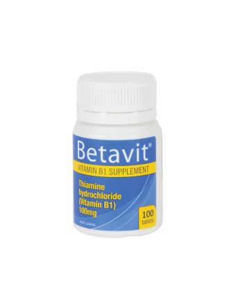 Betavit Vitamin B1 Supplement 100mg Tablets 100