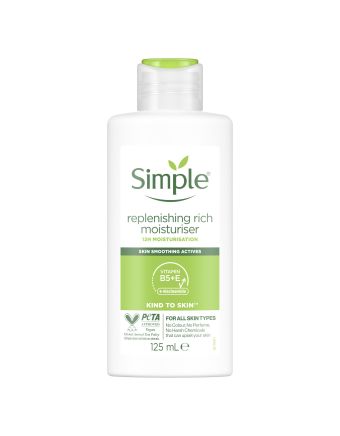 Simple Kind To Skin Rich Moisturiser Replenishing 125ml