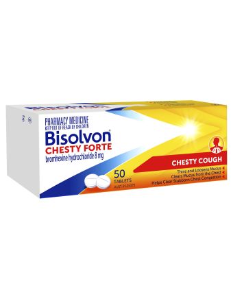 Bisolvon Chesty Forte 50 Tablets