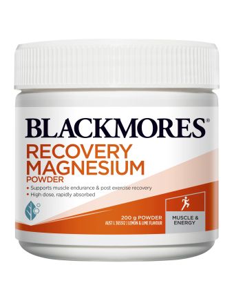 Blackmores Recovery Magnesium Muscle Health Vitamin Powder 200g
