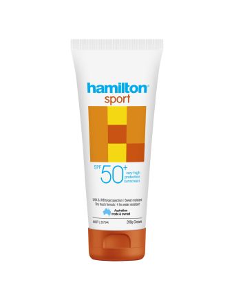 Hamilton Sport SPF 50+ Sunscreen 200g