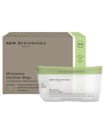 New Beginnings Microwave Steriliser Bags 6 Pack