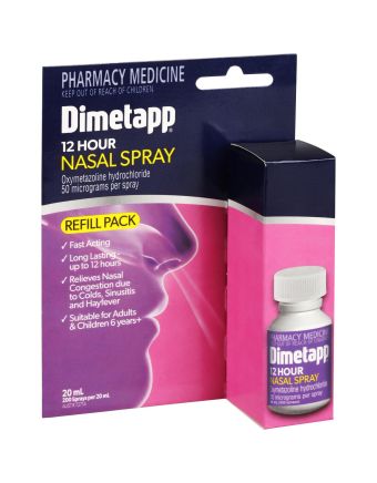 Dimetapp 12 Hour Nasal Spray Refill Pack 20mL