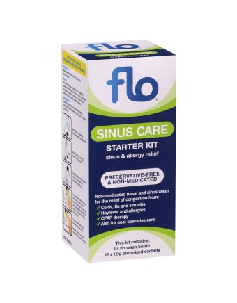 FLO Sinus Care Starter Kit + 12 Sachets
