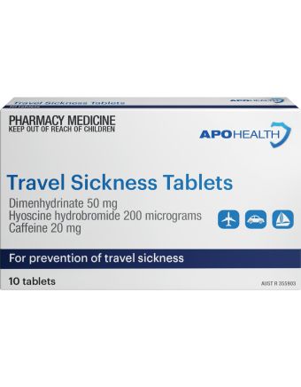 Apohealth Travel Sickness 10 Tablets