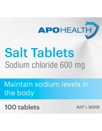 ApoHealth Salt 600mg 100 Tablets