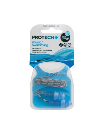 Protech Noise Control Music Swimming Earplugs 1 Pair