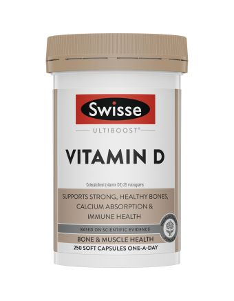 Swisse Ultiboost Vitamin D 250 Tablets