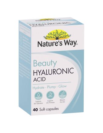 Nature's Way Beauty Hyaluronic Acid 40 Capsules