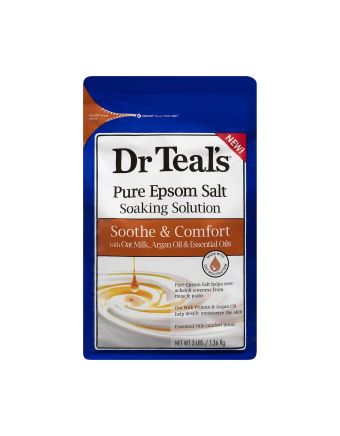 Dr Teal's Epsom Salt Oat Milk & Argan Oil 1.36kg