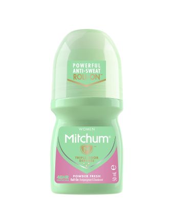 Mitchum Women Antiperspirant Roll-On Deodorant Powder Fresh 50ml 