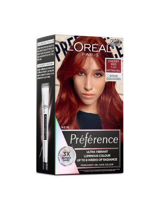 L'Oreal Preference Vivids Permanent Hair Colour 5.664 Cherry Red