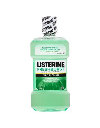 Listerine Mouthwash Freshburst Zero 500ml
