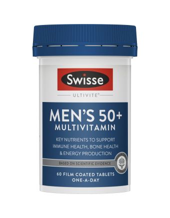 Swisse Ultivite Men's 50 + Multivitamin 60 Tablets