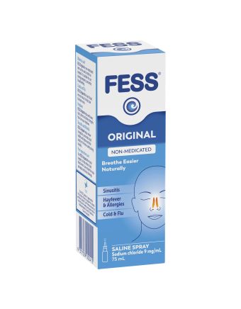 Fess Nasal Saline Spray Original 75mL