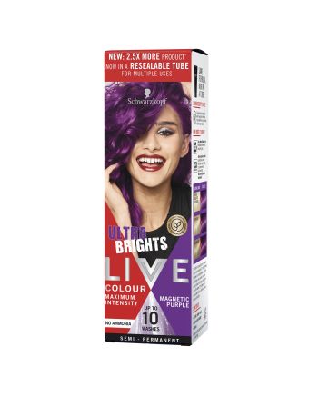Schwarzkopf Live Colour Ultra Brights Magnetic Purple 75ml